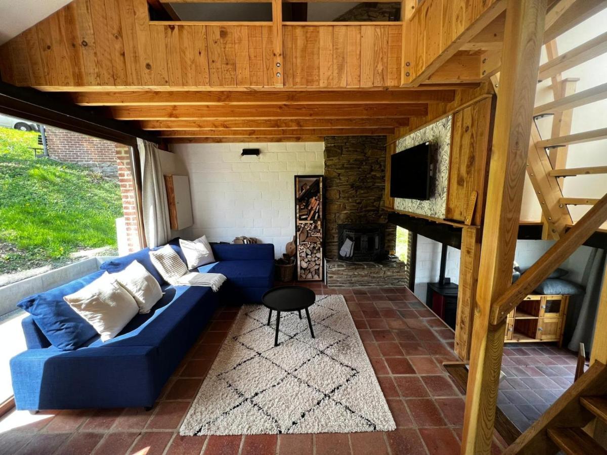 La Cabane D'Helie - Cottage En Pleine Foret - Domaine Du Bonsoy Hastiere-par-dela Εξωτερικό φωτογραφία